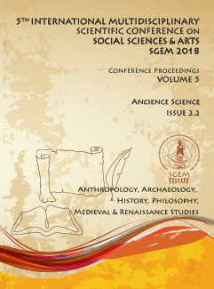 Proceedings SGEM 2018 / Vol.V, Issue 2 / ISSN 2367-5659