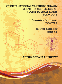 Proceedings SGEM 2018 / Vol.V, Issue 3 / ISSN 2367-5659